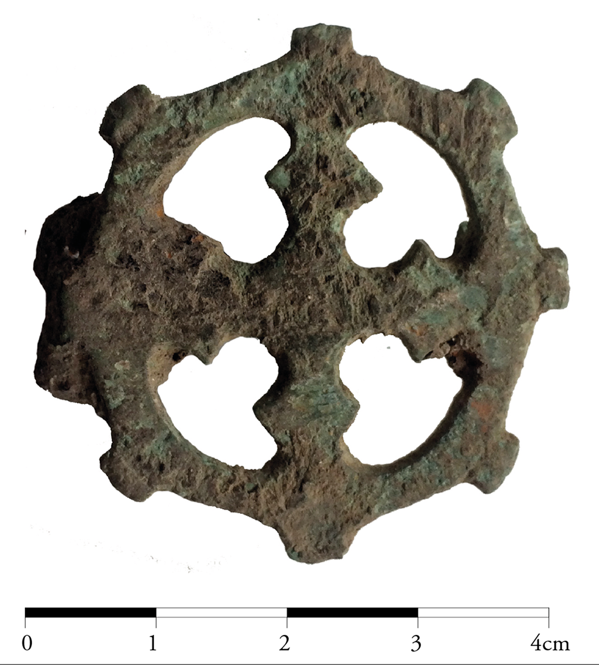 Fibule cruciforme de l'Antiquité tardive