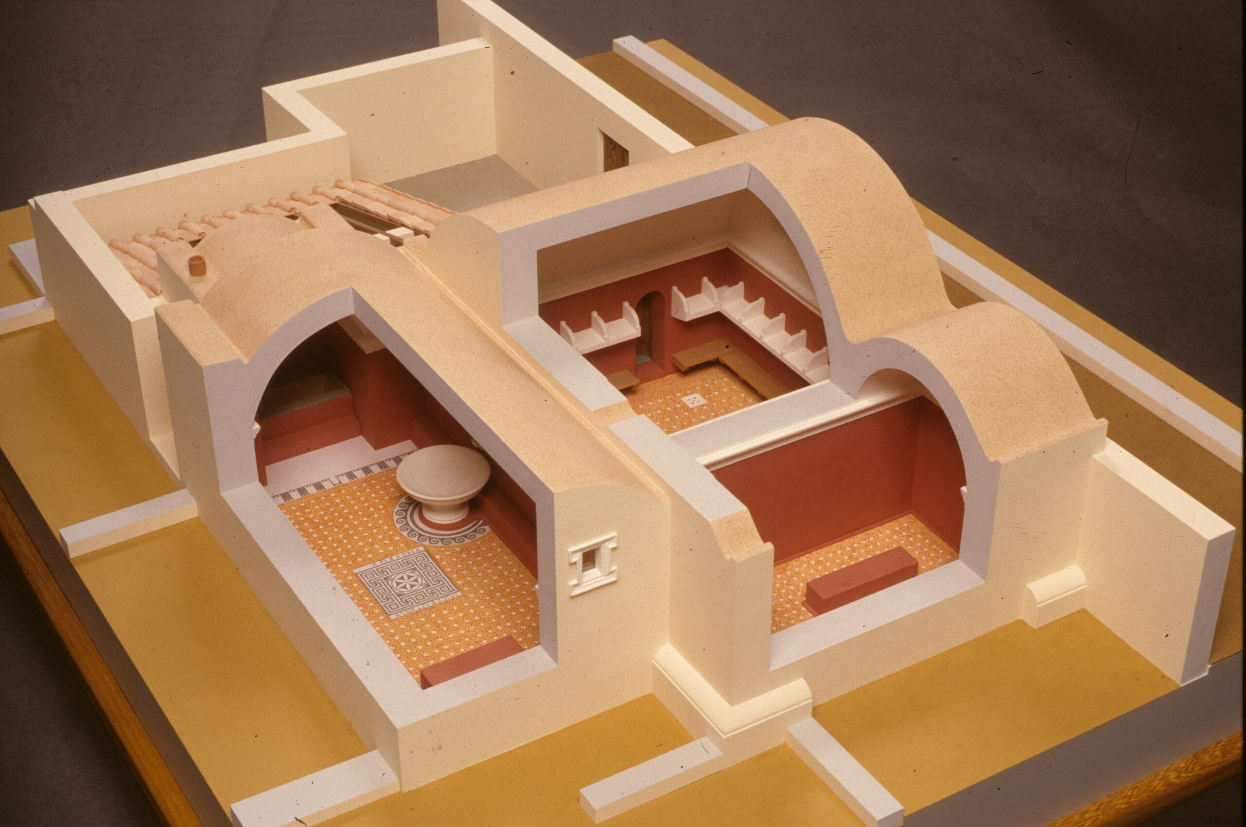 Maquette des bains hellénistiques