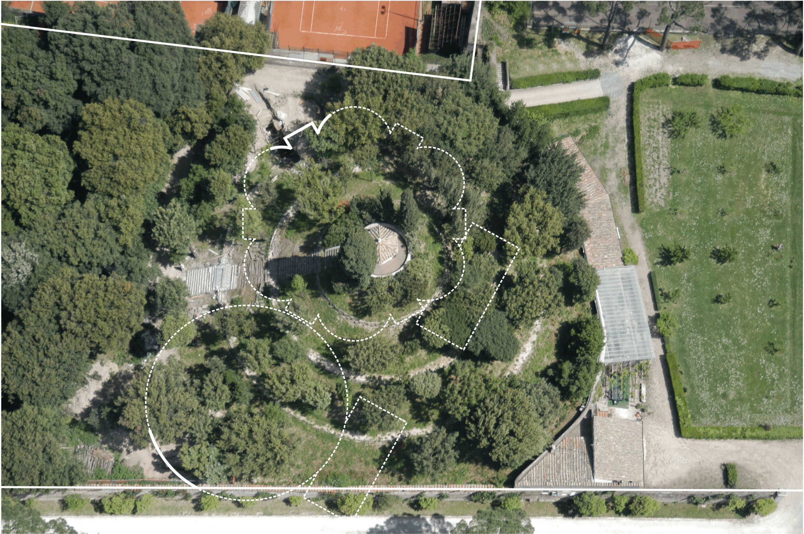 Fouilles de Colline du Pincio, Rome