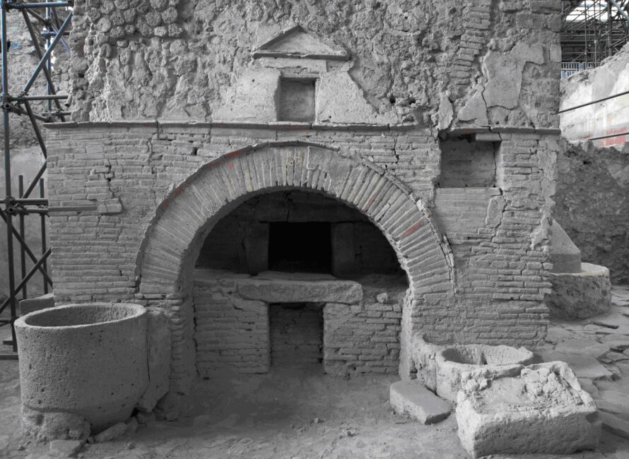 Four à pain de la boulangerie de la Casa dei Casti Amanti IX 12, 6.8