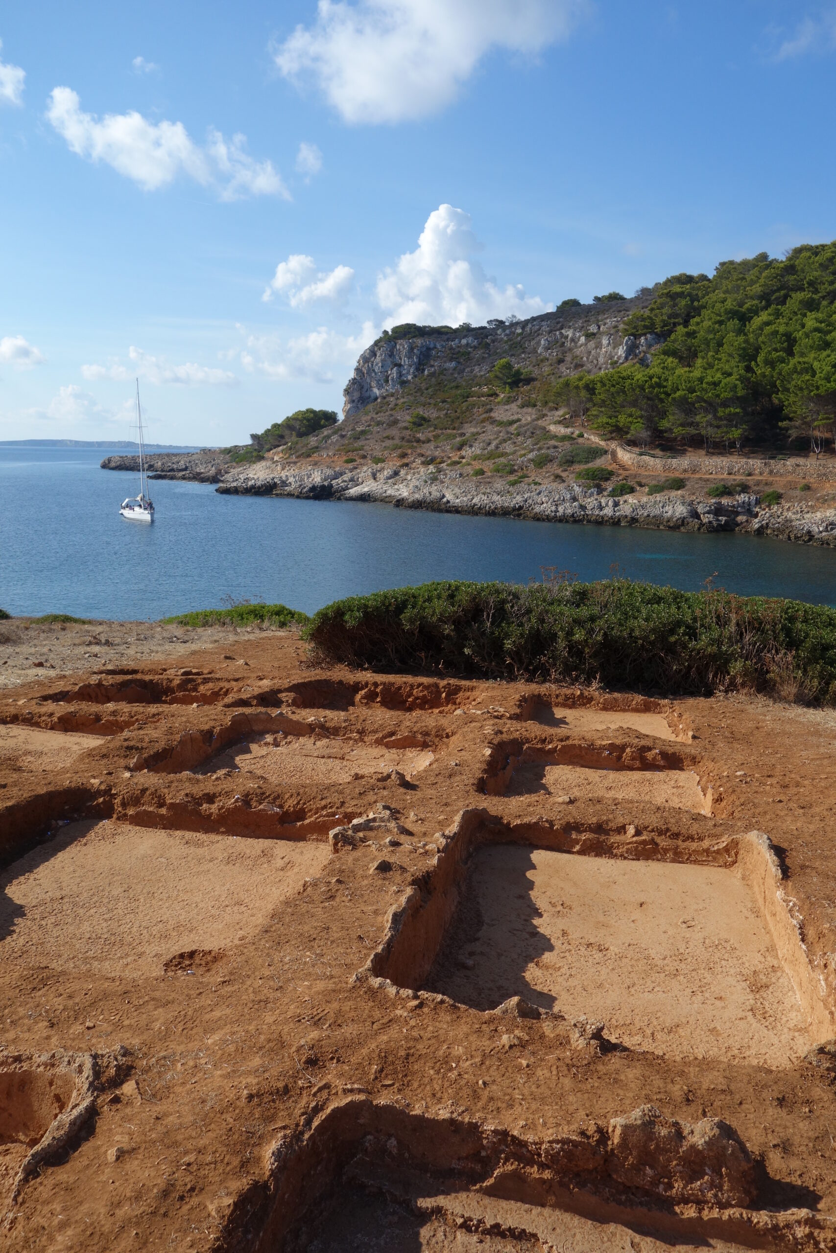 Vue sur les bassins