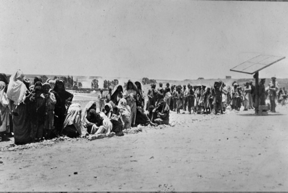 Refugees at Wady Surar Refugee Camp. American Red Cross, Palestine c) American National Red Cross photograph collection…