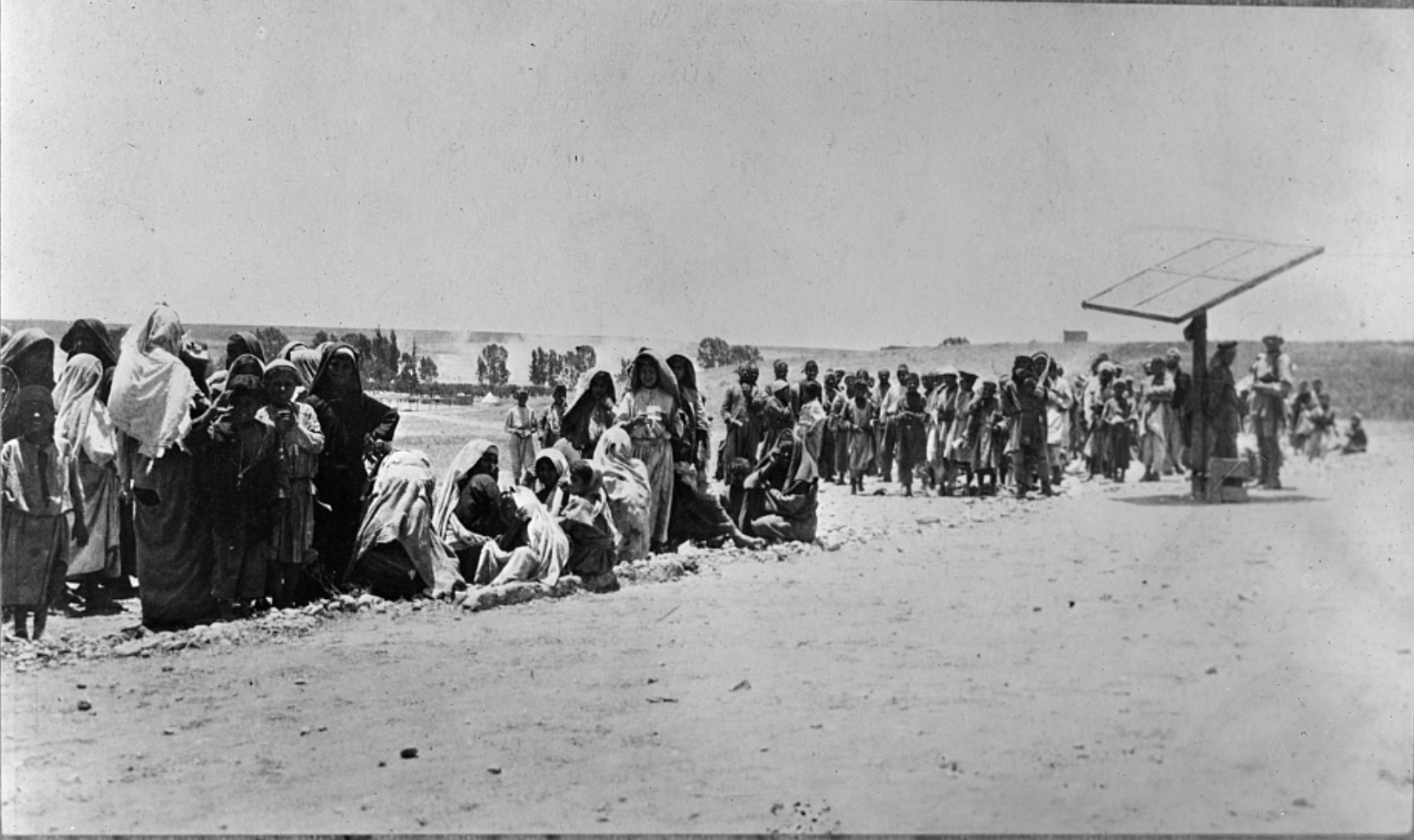 Refugees at Wady Surar Refugee Camp. American Red Cross, Palestine c) American National Red Cross photograph collection…
