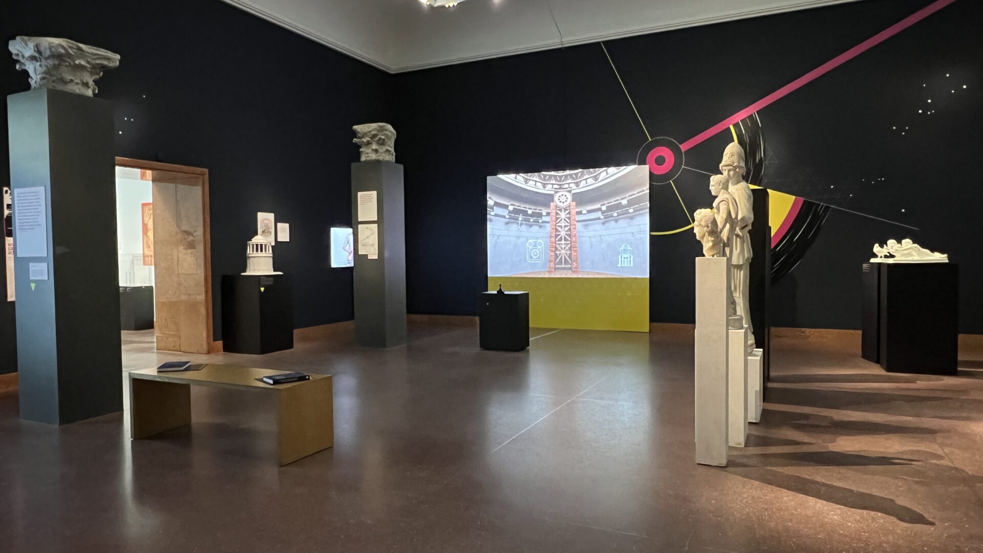 Le modèle 3D de la Cenatio Rotunda exposé à Francfort