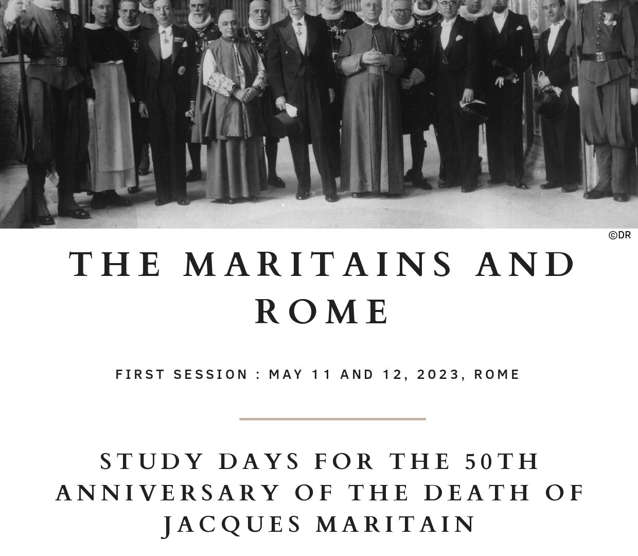 Les Maritain à Rome
