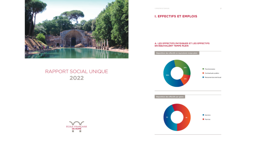 Rapport social unique 2022