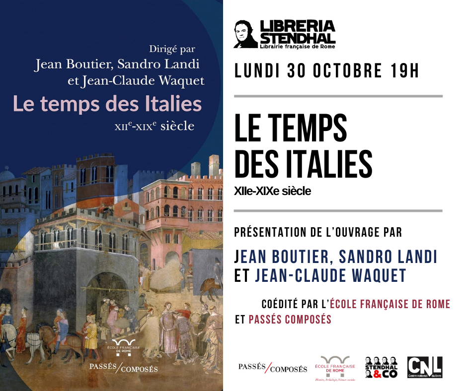 « Le temps des Italies » présenté à la librairie Stendhal