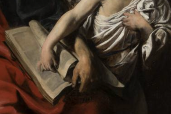 Valentin de Boulogne, Saint Mathieu, 1e moitié du XVIIe s., huile sur toile, 120 x 146 cm, Versailles, musée national des…