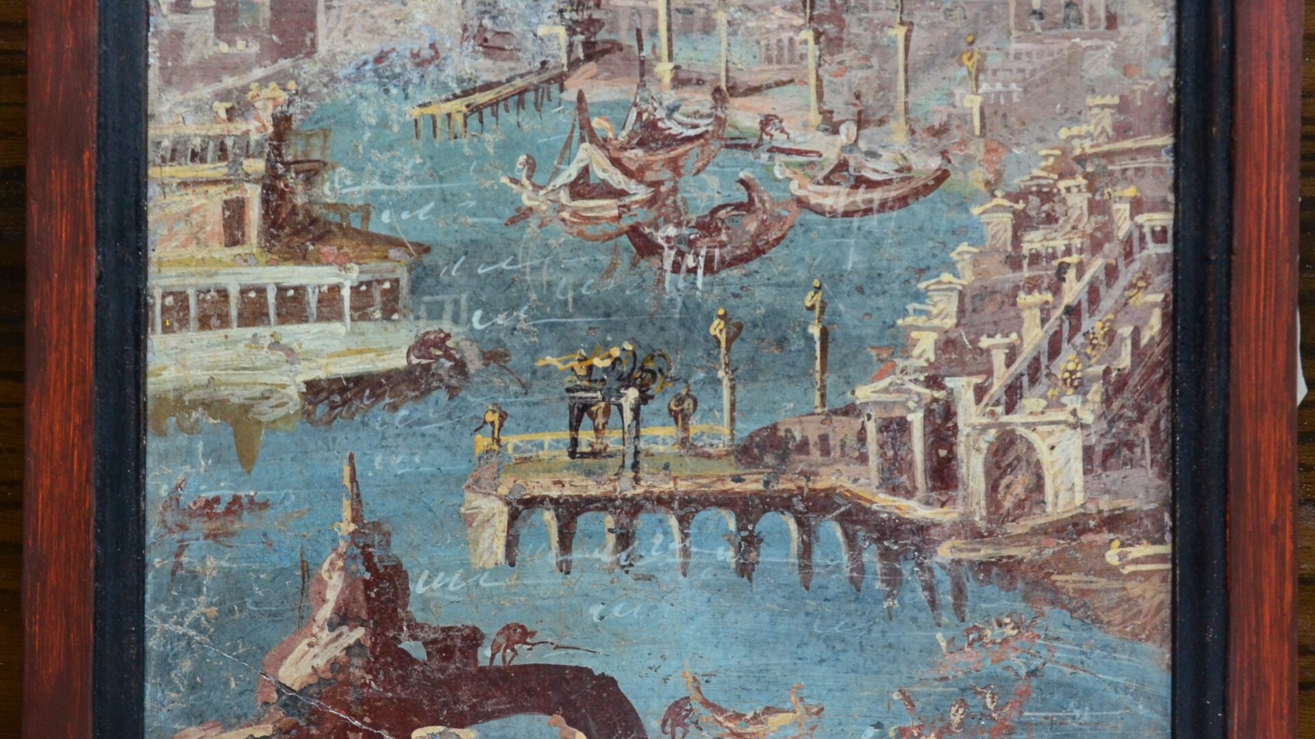 Peinture de Stabies, de la Villa San Marco, Ier siècle. Musée archéologique national de Naples, n° 9514. 26 x 24.5 cm