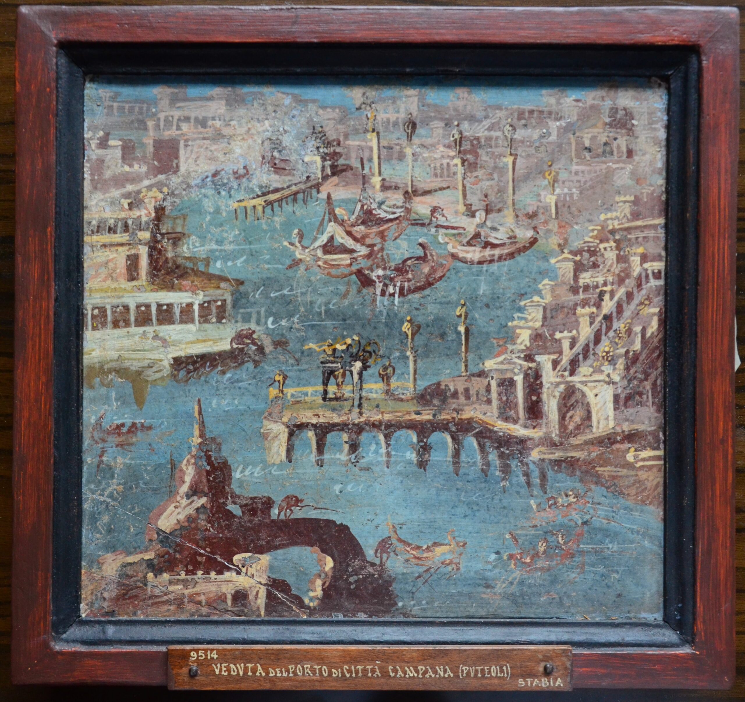 Peinture de Stabies, de la Villa San Marco, Ier siècle. Musée archéologique national de Naples, n° 9514. 26 x 24.5 cm