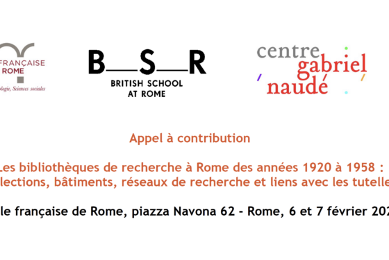 Les bibliothèques de recherche à Rome des années 1920 à 1958 : collections, bâtiments, réseaux de recherche et liens avec…