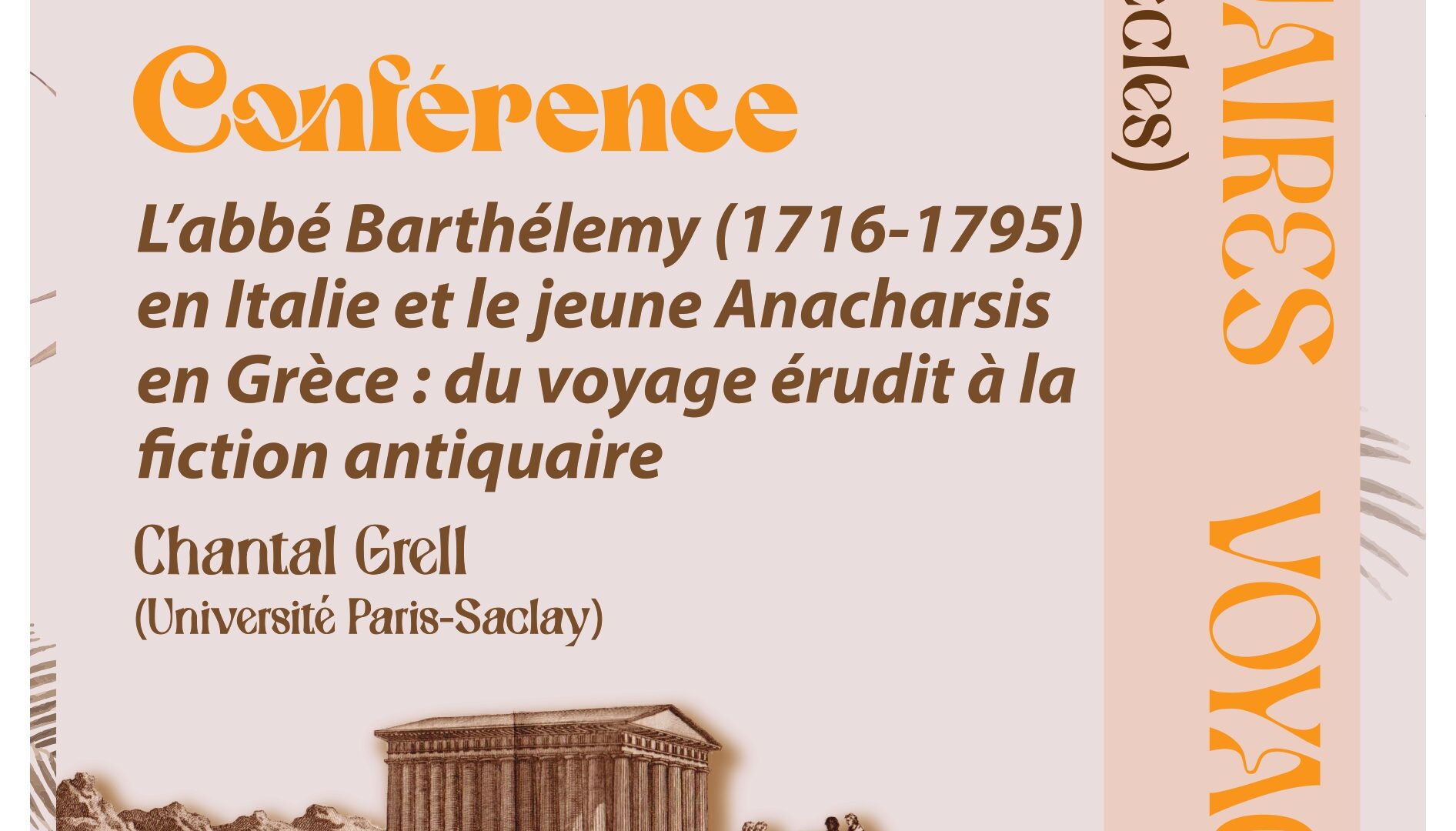 L’abbé Barthélemy (1716-1795) en Italie et le jeune Anacharsis en Grèce : du voyage érudit à la fiction antiquaire