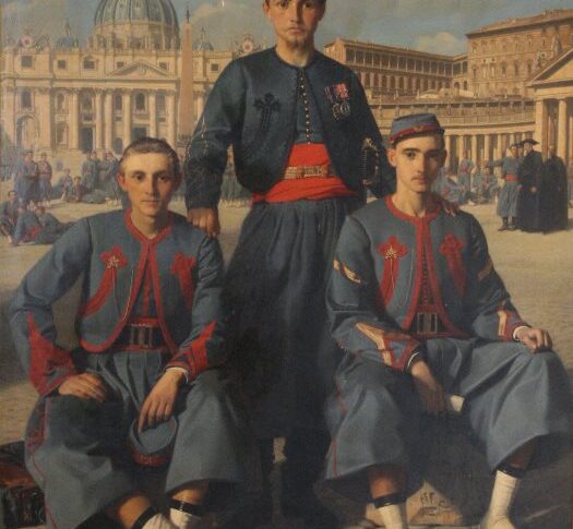 Frère Gaston, Louis et Charles de Villèle. Wikimedia Commons