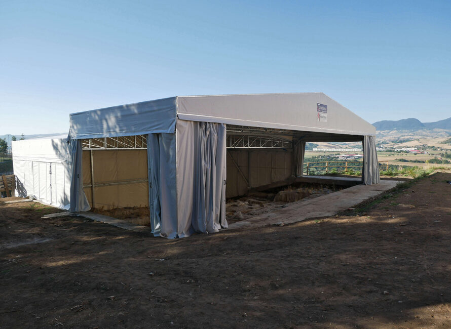 Nouvelle structure de protection du site installée en 2022