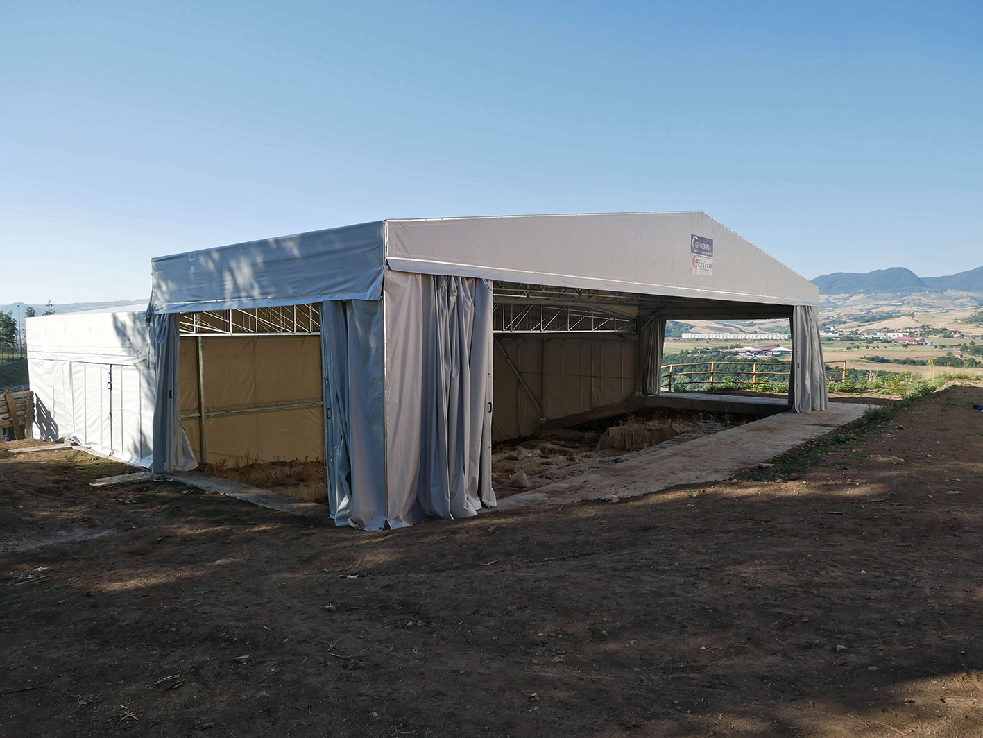 Nouvelle structure de protection du site installée en 2022