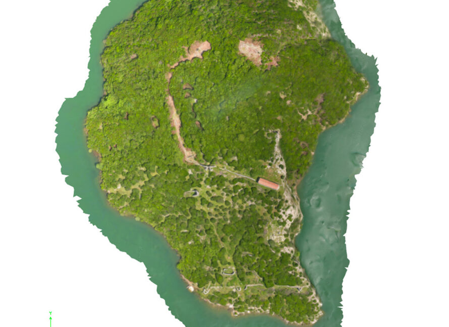 Modèle 3D de l'ensemble du site de Sarda, 2017