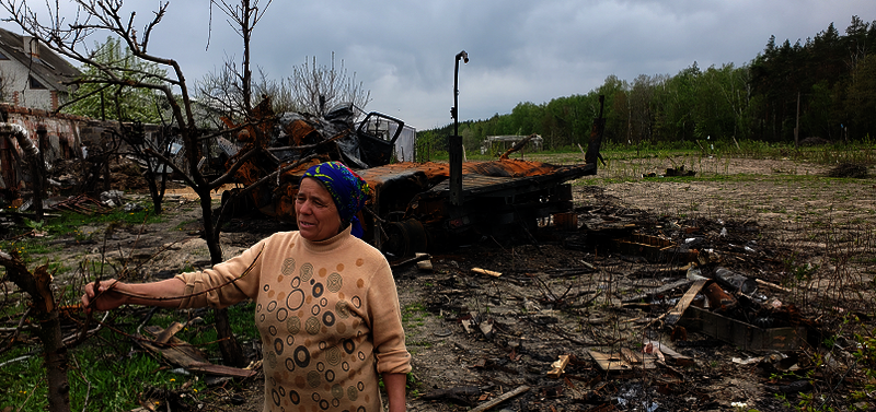 Yahidne, région de Tchernihiv, mai 2022