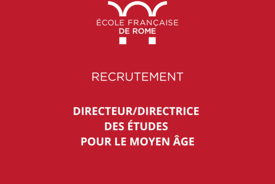 Avis de vacance d’emploi – Directeur / directrice des études – Section Moyen Âge