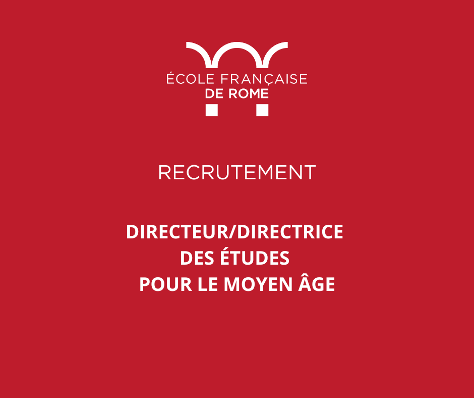 Avis de vacance d’emploi – Directeur / directrice des études – Section Moyen Âge
