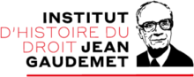 Logo institut histoire du droit Jean Gaudemet