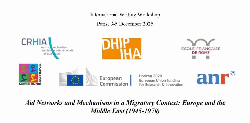 Call for papers : Aid Networks and Mechanisms in a Migratory Context: Europe and the Middle East (1945-1970)