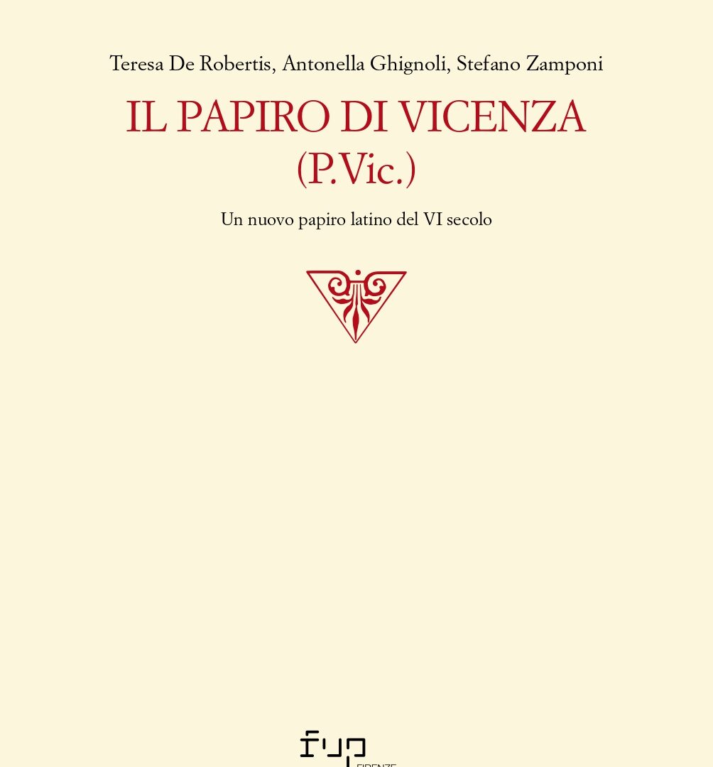 Le papyrus de Vicence (P.Vic.). Un nouveau papyrus latin du VIe siècle