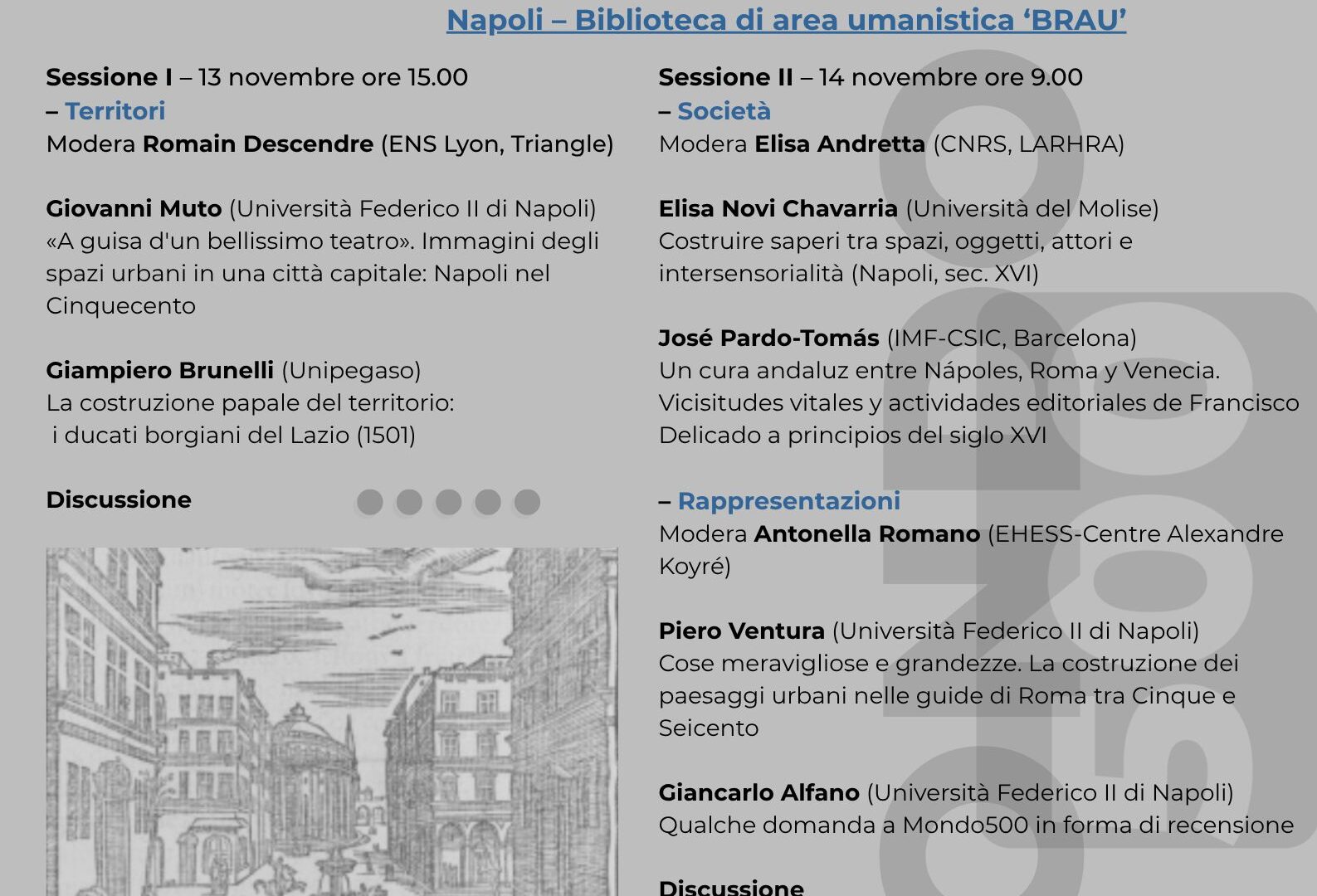Paesaggi e spazi urbani nel lungo Cinquecento. Napoli, Roma e Venezia