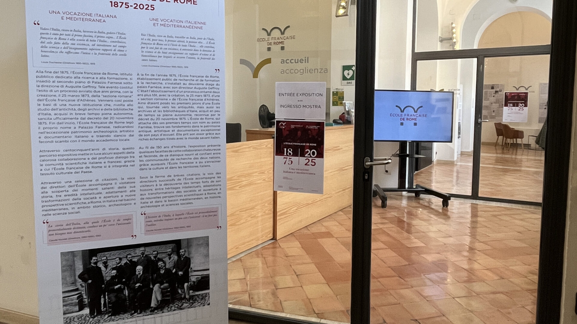 L’École française de Rome fête ses 150 ans : une exposition retrace son histoire