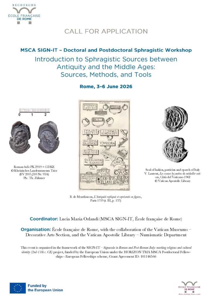 Introduction to Sphragistic Sources between Antiquity and the Middle Ages