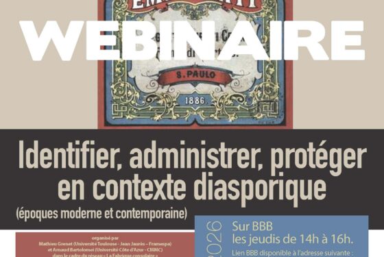 Identifier, administrer, protéger en contexte diasporique (époques moderne et contemporaine) – (2026)