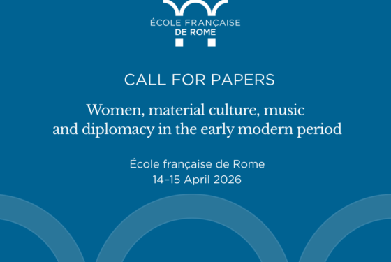 Call for papers · Women, material culture, music, and diplomacy in the early modern period