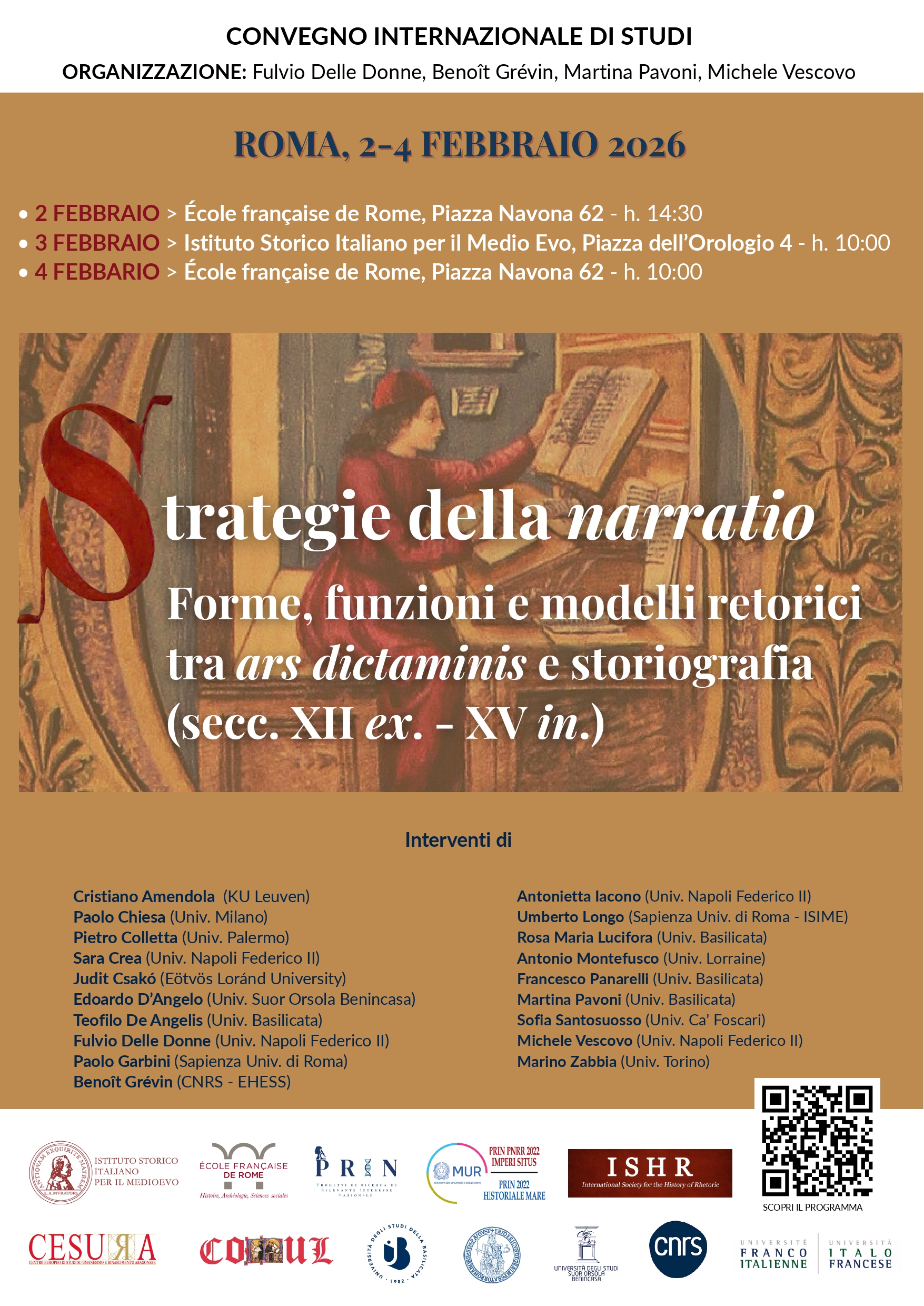 Strategie della narratio. Forme, funzioni e modelli retorici tra ars dictaminis e storiografia (1150-1350)