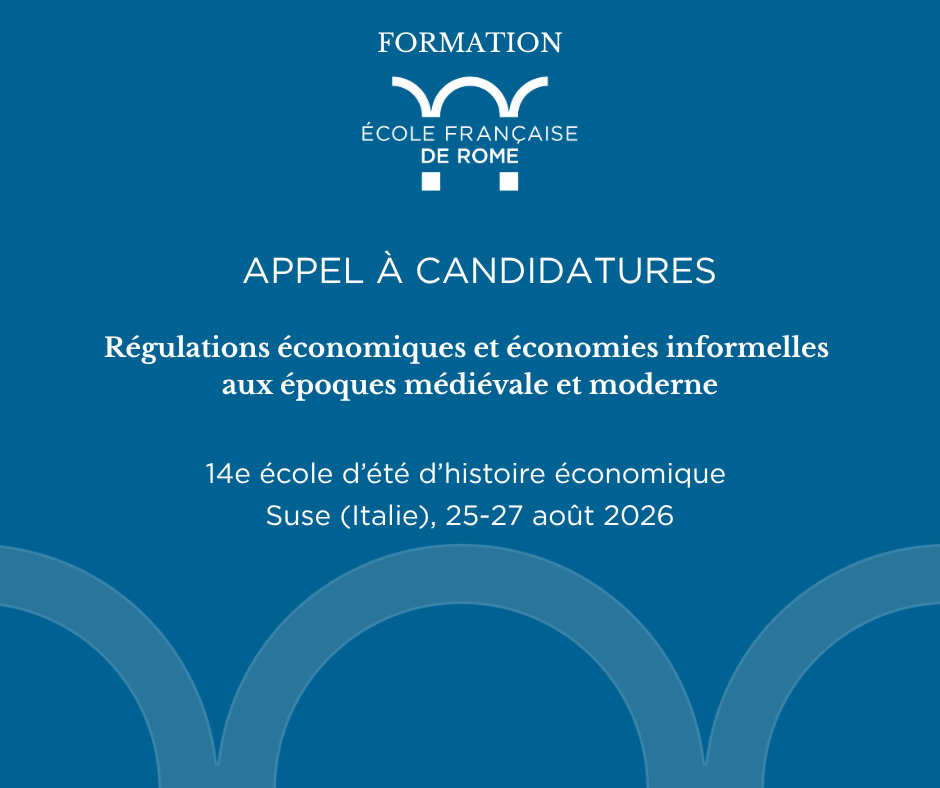 Appel à candidatures · 14e école d’été d’histoire économique
