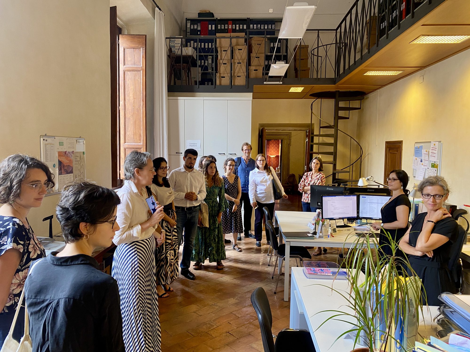 Présentation des bureaux de l’EFR aux chercheurs lors de la rentrée 2024